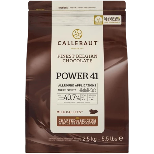 Callebaut 41% POWER MILK Chocolate Callets 2.5kg