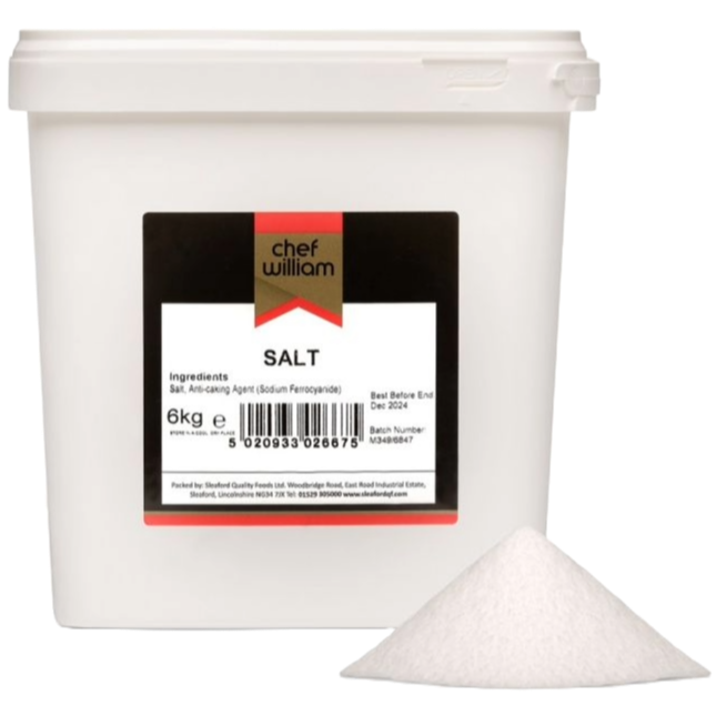 Chef William Table Salt 6kg