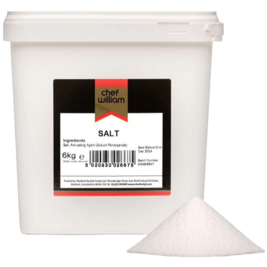 Chef William Table Salt 6kg