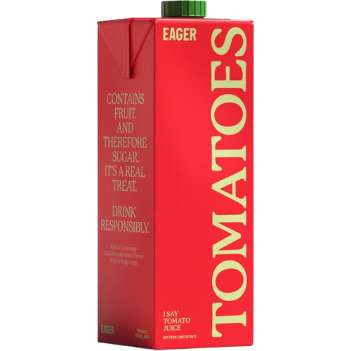 Eager Tomato Juice 8 x 1ltr
