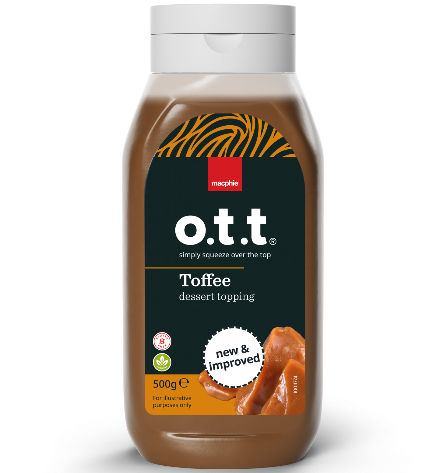 OTT Toffee Dessert Topping Sauce 500gm