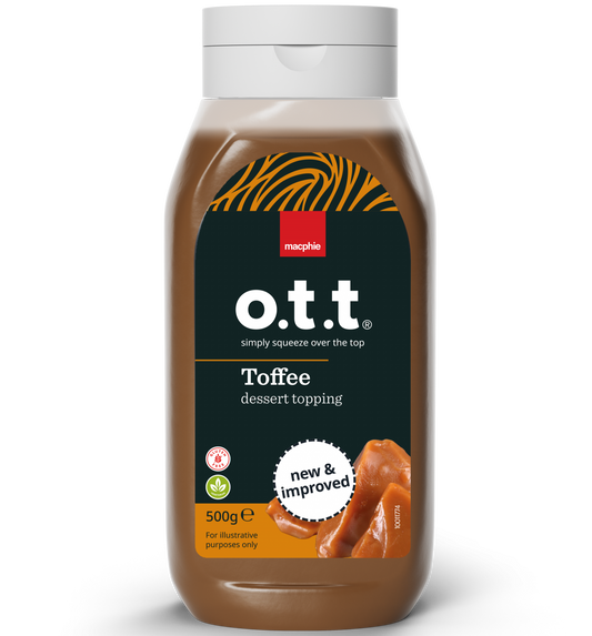 OTT Toffee Dessert Topping Sauce 500gm