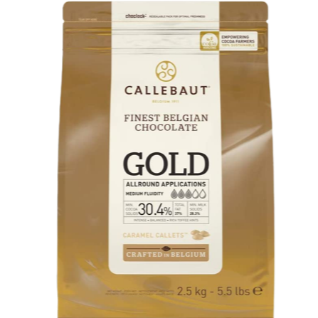 Callebaut Gold Chocolate Callets 2.5KG