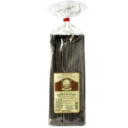 Belazu Dried Black Spaghetti Pasta 500gm