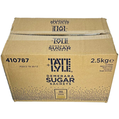 Tate & Lyle Demerara Sugar Sachets 1000 x 2.5gm