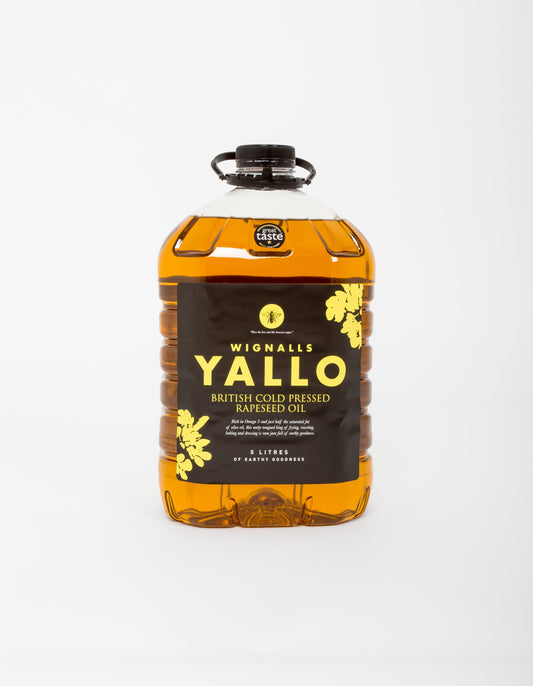 Wignalls Yallo Cold Pressed Extra Virgin Rapeseed Oil 5ltr