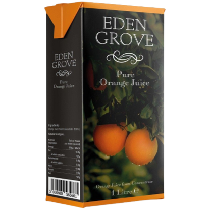 Eden Grove Orange Juice 12 x 1ltr