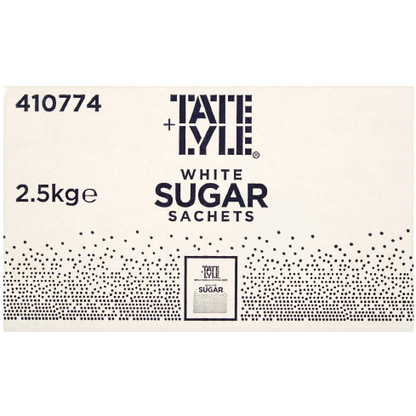 Tate & Lyle White Sugar Sachets 1000 x 2.5gm