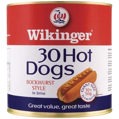 Tinned Hot Dogs 30 x 50gm