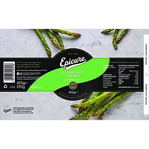 Epicure Green Asparagus Spears 425gm