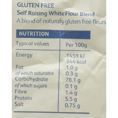 Gluten Free Self Raising White Flour