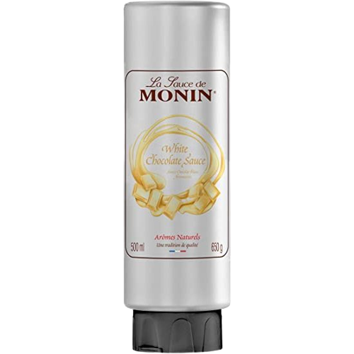 Monin Gourmet WHITE Chocolate Sauce 500ml BBE (13/04/23)