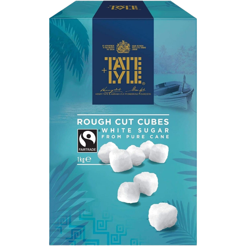 Tate & Lyle White Rough Cut Sugar Cubes 1kg