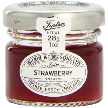 Tiptree Strawberry Preserve Glass Jars 72 x 28gm