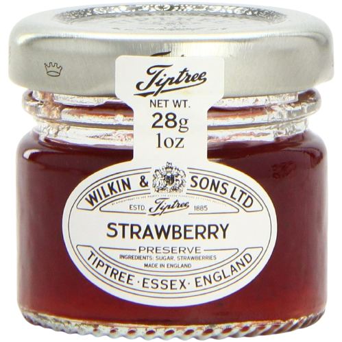 Tiptree Strawberry Preserve Glass Jars 72 x 28gm