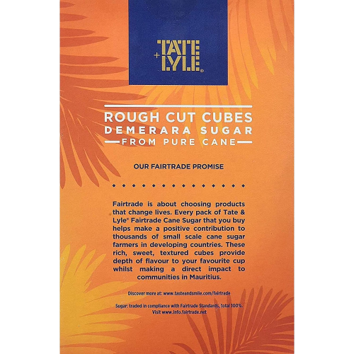 Tate & Lyle Demerara Rough Cut Sugar Cubes 1kg