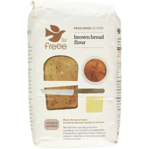 Doves Farm Gluten Free Brown BREAD Flour 1kg