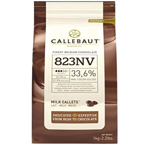 Callebaut 823 Milk 33.6% Chocolate Callets