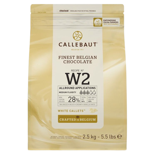 Callebaut 28% White Chocolate Callets