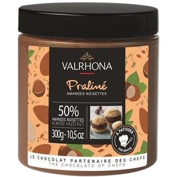 Valrhona Almond Hazelnut Praline Paste 300gm